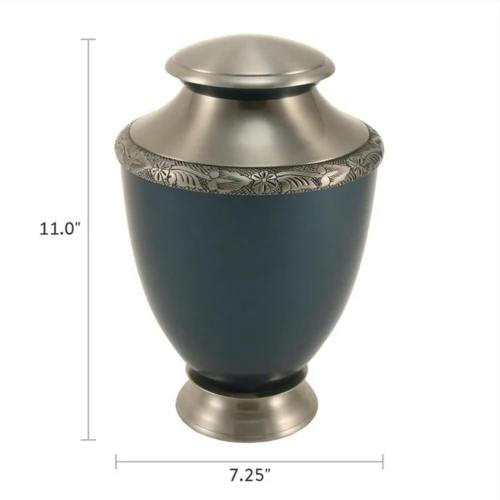 Artisan Indigo Memorial Urn - Image 4