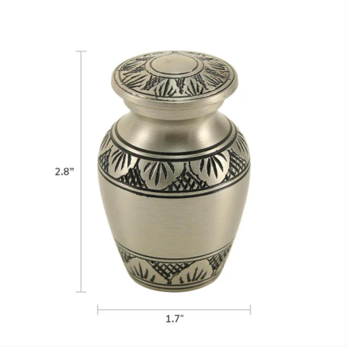 Athena Pewter Keepsake Urn - Image 4