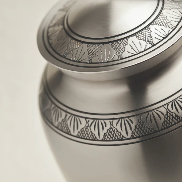 Athena Pewter Memorial Urn - Image 4