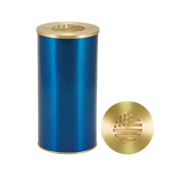 Cascade Scatter Geneva Flag Blue Memorial Urn