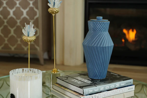 Deco Twist Sky by Memorial Urn Stoneware & Co. - Image 2