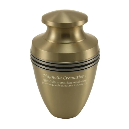 Grecian Bronze Memorial Urn - Image 2
