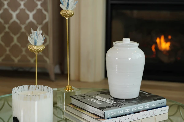 Modern Classic Cloud Memorial Urn by Stoneware & Co. - Image 2