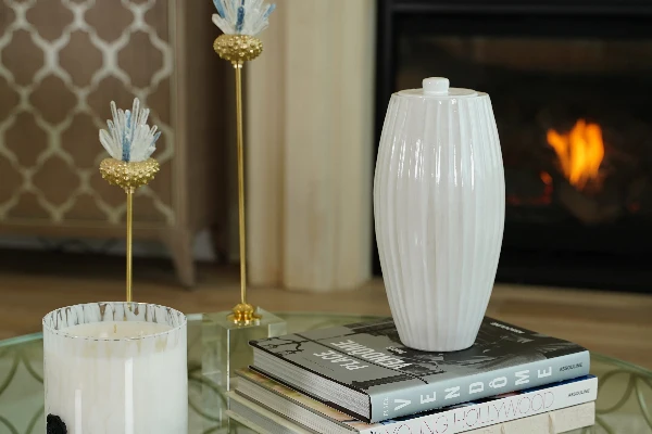 Nouveau Groove Cloud Memorial Urn by Stoneware & Co. - Image 2