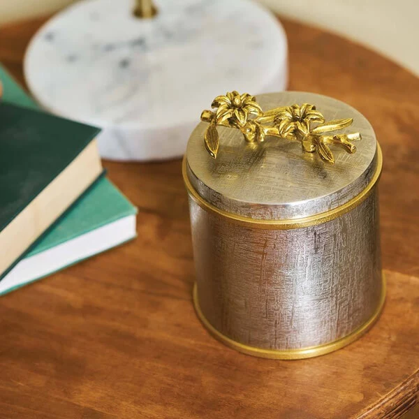 Windsong Lily Memento Pewter/Bronze Keepsake Urn - Image 4