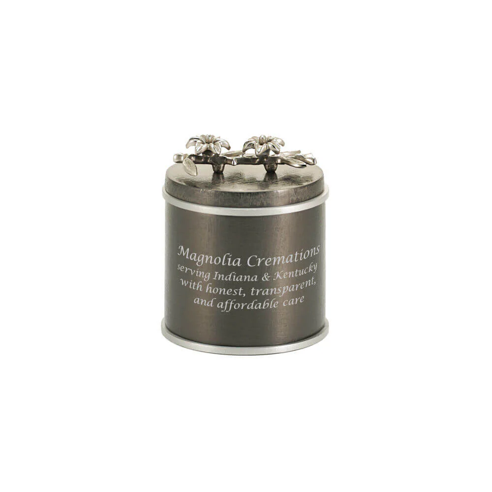Windsong Lily Memento Slate/Pewter Keepsake Urn - Image 4